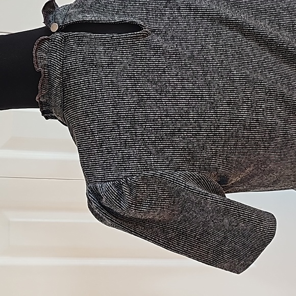 New Girls Dress Dark Gray Stretch Fabric - Picture 5 of 7